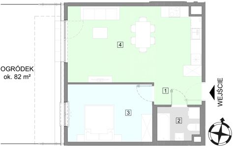 Plan 2 pok. 51m²