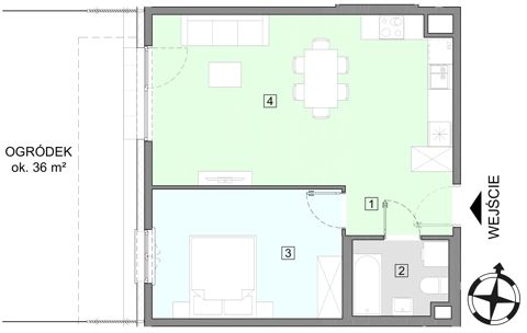 Plan 2 pok. 51m²