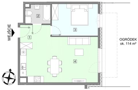 Plan 2 pok. 50m²