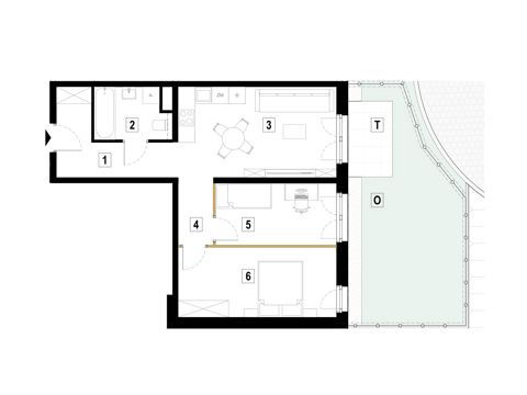 Plan 3 pok. 58m²