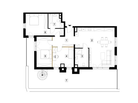 Plan 4 pok. 107m²