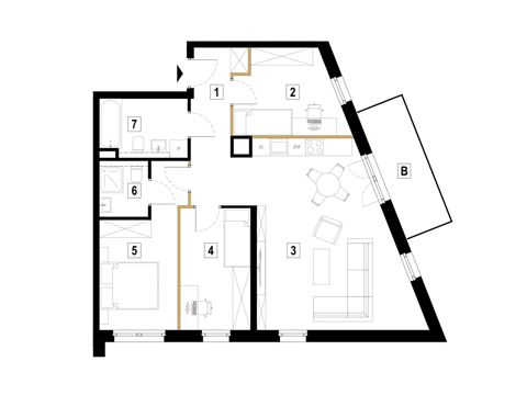 Plan 4 pok. 79m²