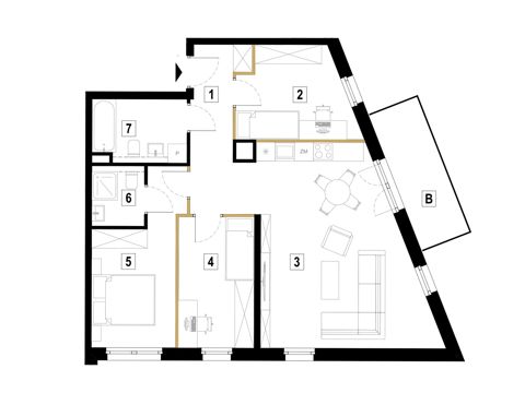 Plan 4 pok. 79m²