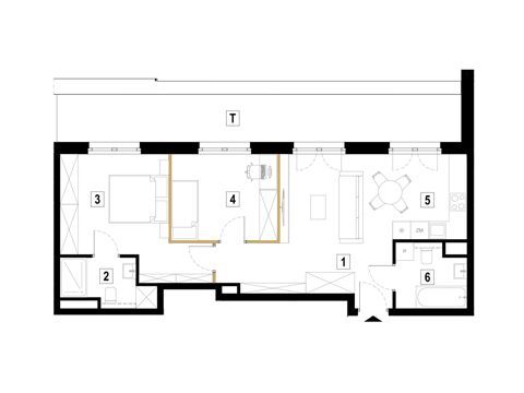 Plan 3 pok. 63m²