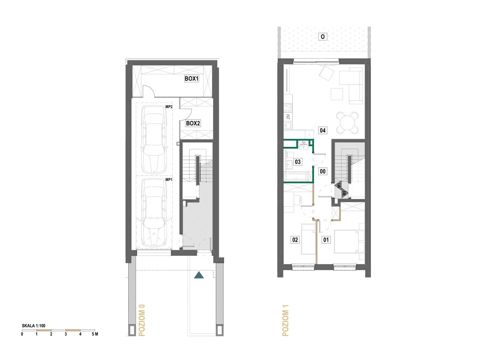 Plan 3 pok. 64m²