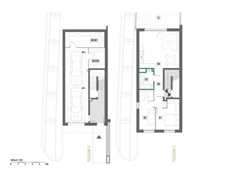 Plan 3 pok. 64m²