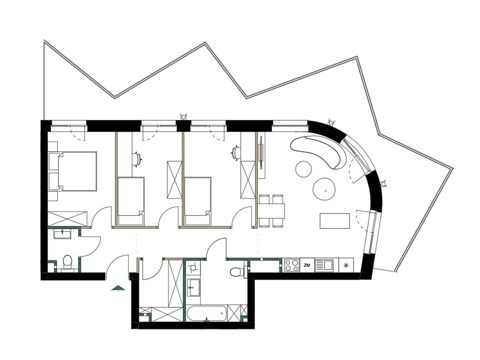 Plan 4 pok. 78m²