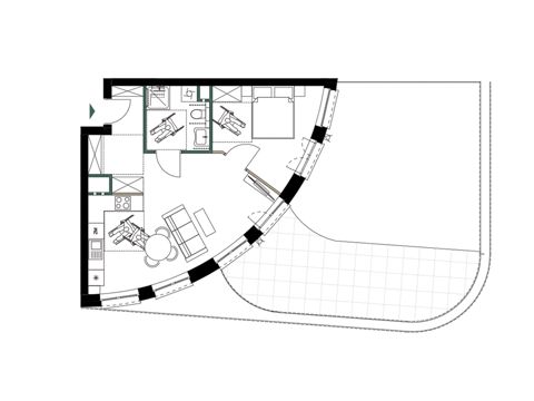 Plan 2 pok. 49m²