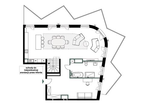 Plan 1 pok. 119m²