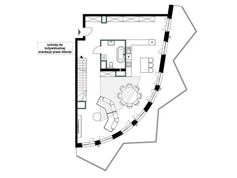 Plan 1 pok. 104m²