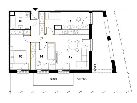 Plan 4 pok. 67m²