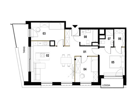 Plan 4 pok. 79m²