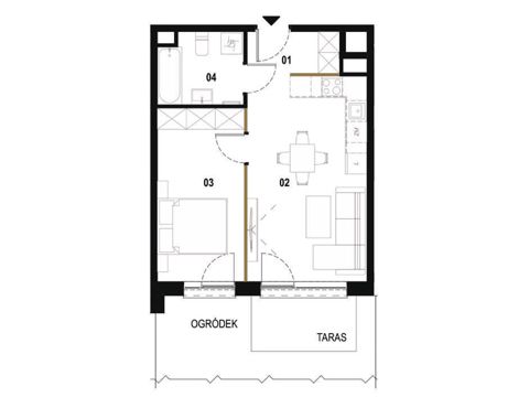 Plan 2 pok. 40m²