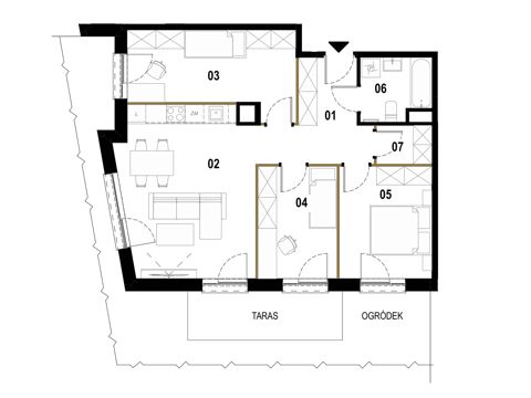 Plan 4 pok. 72m²