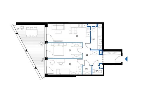 Plan 3 pok. 71m²