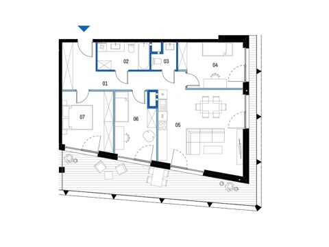 Plan 4 pok. 87m²