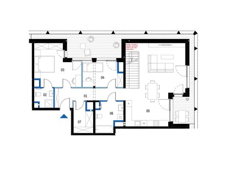 Plan 3 pok. 93m²