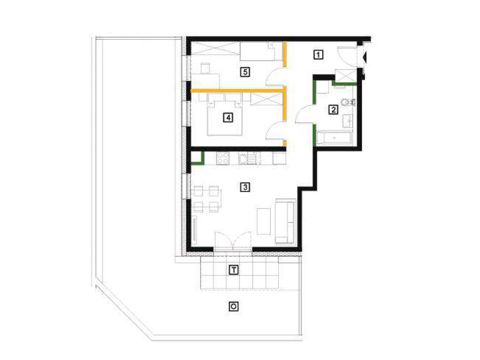 Plan 3 pok. 57m²