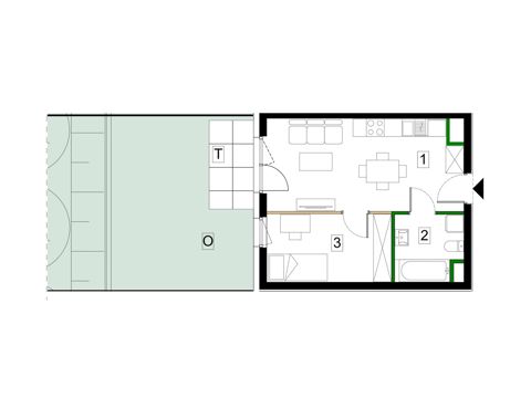 Plan 2 pok. 35m²