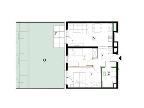 Plan 3 pok. 53m²