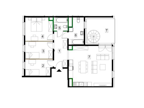 Plan 4 pok. 89m²
