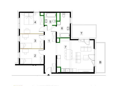 Plan 4 pok. 95m²