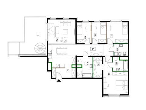 Plan 5 pok. 126m²