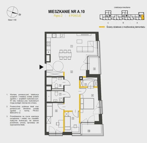 Plan 4 pok. 91m²