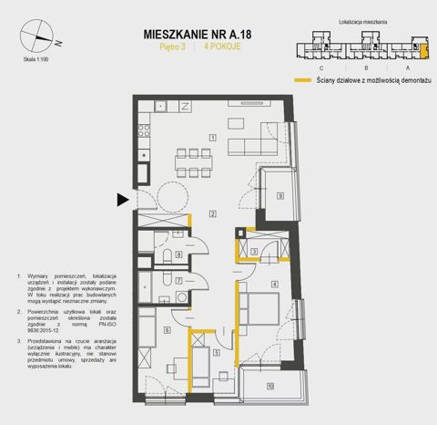 Plan 4 pok. 91m²