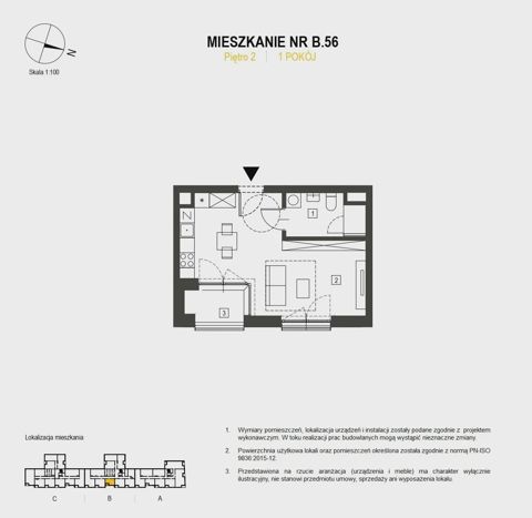 Plan 1 pok. 31m²