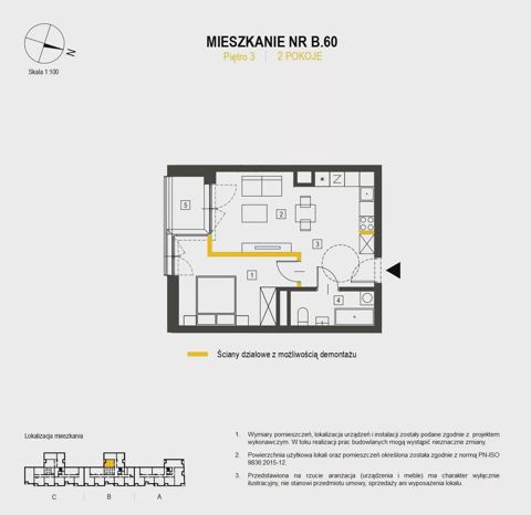 Plan 2 pok. 42m²