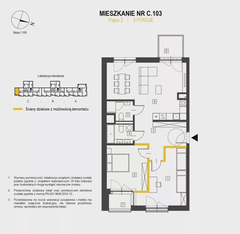 Plan 3 pok. 81m²