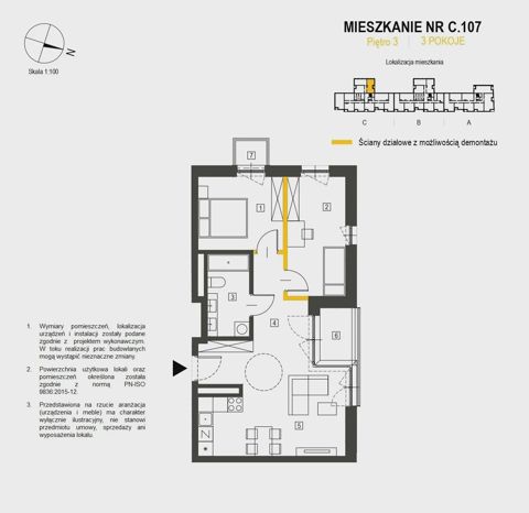 Plan 3 pok. 58m²