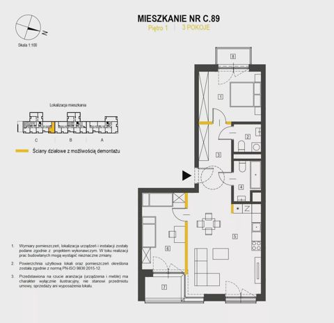 Plan 3 pok. 73m²
