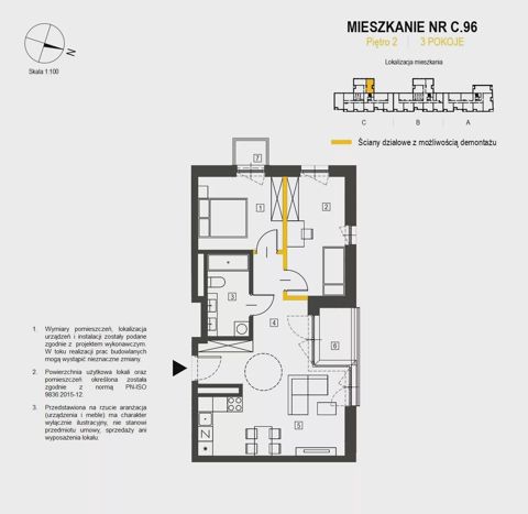 Plan 3 pok. 58m²