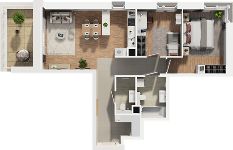 Plan 3 pok. 72m²