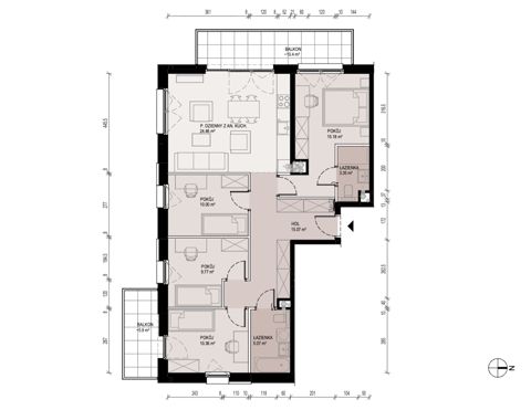 Plan 5 pok. 93m²