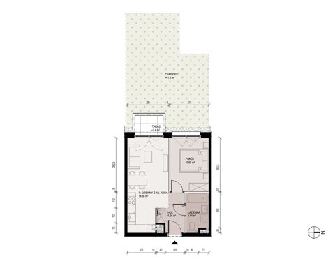 Plan 2 pok. 38m²