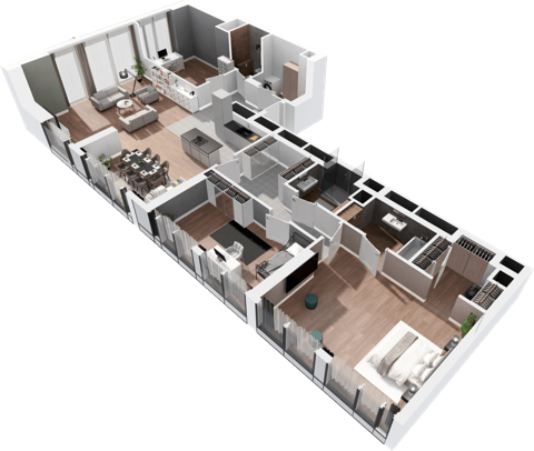 Plan 4 pok. 140m²