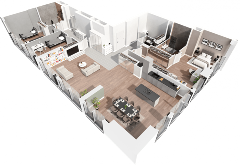 Plan 4 pok. 148m²