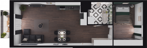 Plan 2 pok. 49m²