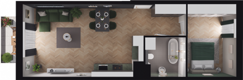 Plan 2 pok. 50m²