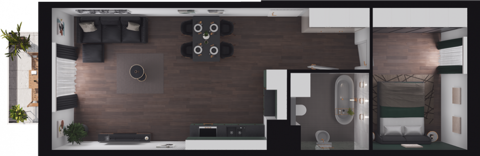 Plan 2 pok. 50m²