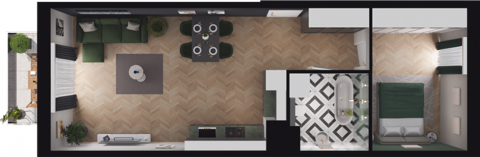 Plan 2 pok. 49m²