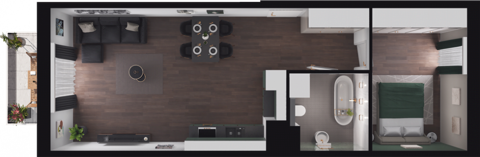 Plan 2 pok. 49m²