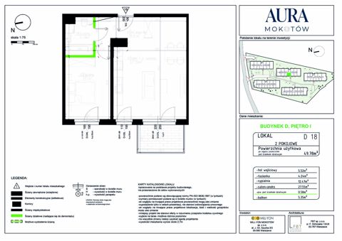 Plan 2 pok. 50m²