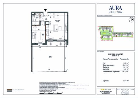 Plan 2 pok. 49m²