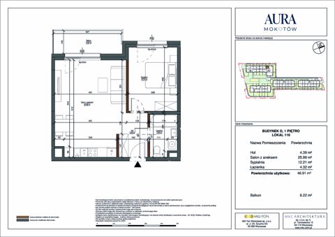 Plan 2 pok. 47m²