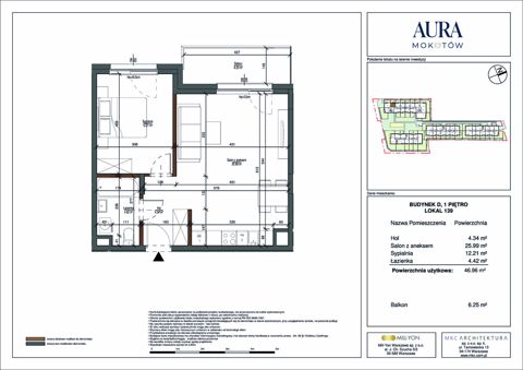 Plan 2 pok. 47m²