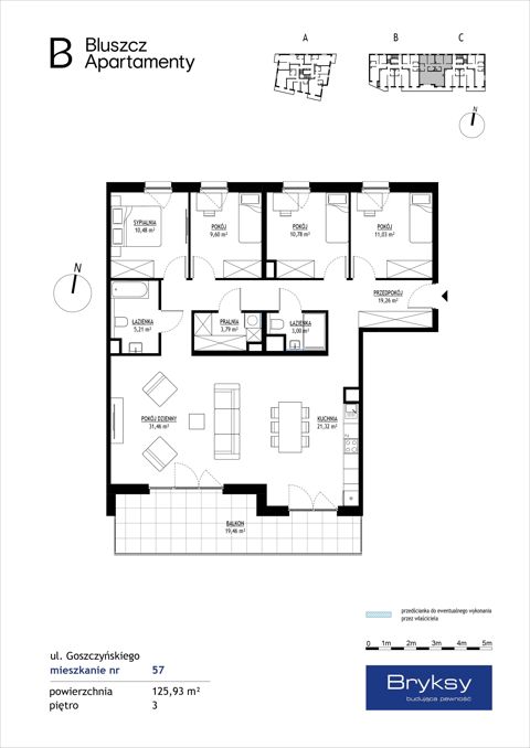 Plan 5 pok. 126m²